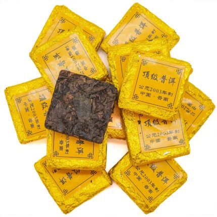 Шу Пуэр Золотой Куб